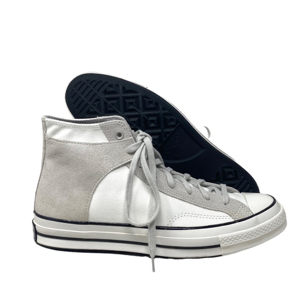 Converse Chuck 70 High White Mouse Shoes Casual Suede Canvas Men's Size A01780C - Picture 8 of 10